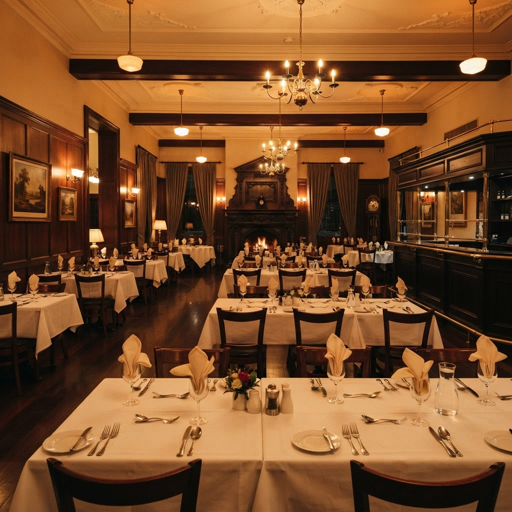 Restaurant dining room at Governor's Room Traralgon
